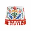 Mind The Gap The Hare Embroidered Cone Lampshade Folk Couture