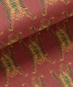 Annika Reed Studio Tibetan Tiger - Burnt Orange Linen