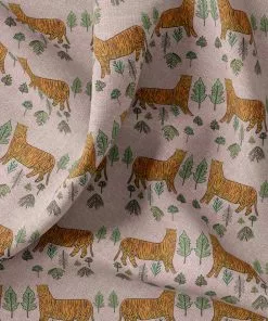 Annika Reed Studio Tiger Tiger Oyster Linen - Morganite New