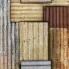 Mind The Gap The Craftsman Rusty Tin Wallpaper