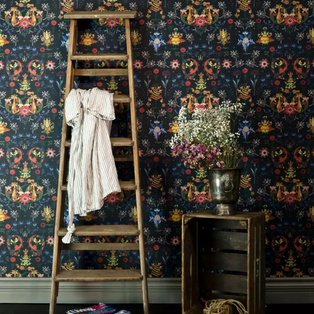 Mind The Gap Transylvania Folk In Blue Wallpaper Folk Couture 4 Mind The Gap Transylvania Folk In Blue Wallpaper Folk Couture