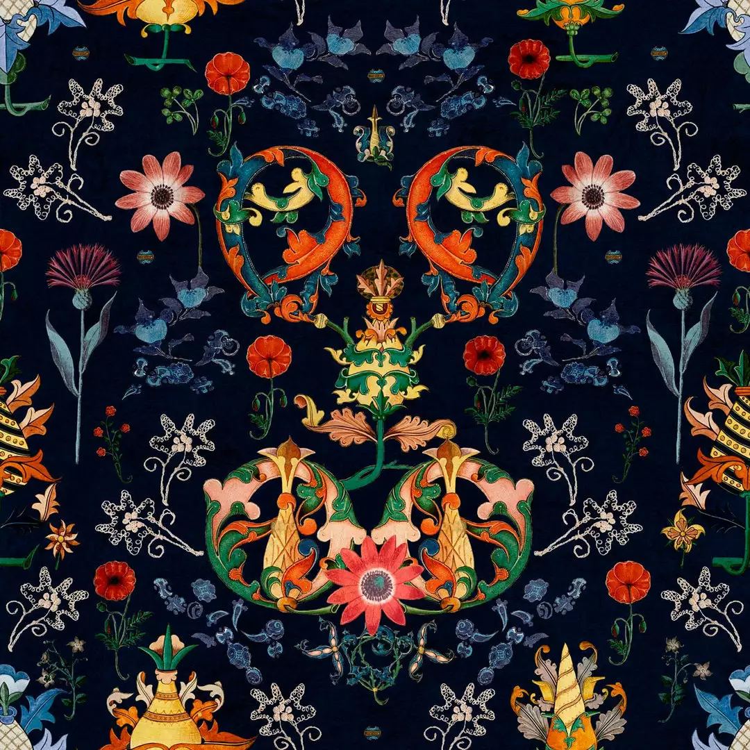 Mind The Gap Transylvania Folk In Blue Wallpaper Folk Couture 3 Mind The Gap Transylvania Folk In Blue Wallpaper Folk Couture