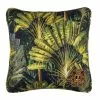Mind The Gap Havana Tropicana Traveller's Palm Linen Cushion