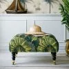Mind The Gap Hudson Upholstered Stool Havana Tropicana