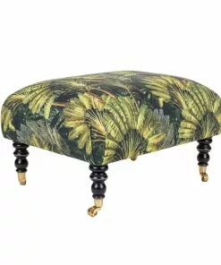 Mind The Gap Hudson Upholstered Stool Havana Tropicana