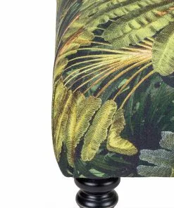 Mind The Gap Hudson Upholstered Stool Havana Tropicana