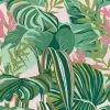 Mind The Gap Memphis To Miami Tropical Foliage Pink Wallpaper 1 Mind The Gap Memphis To Miami Tropical Foliage Pink Wallpaper