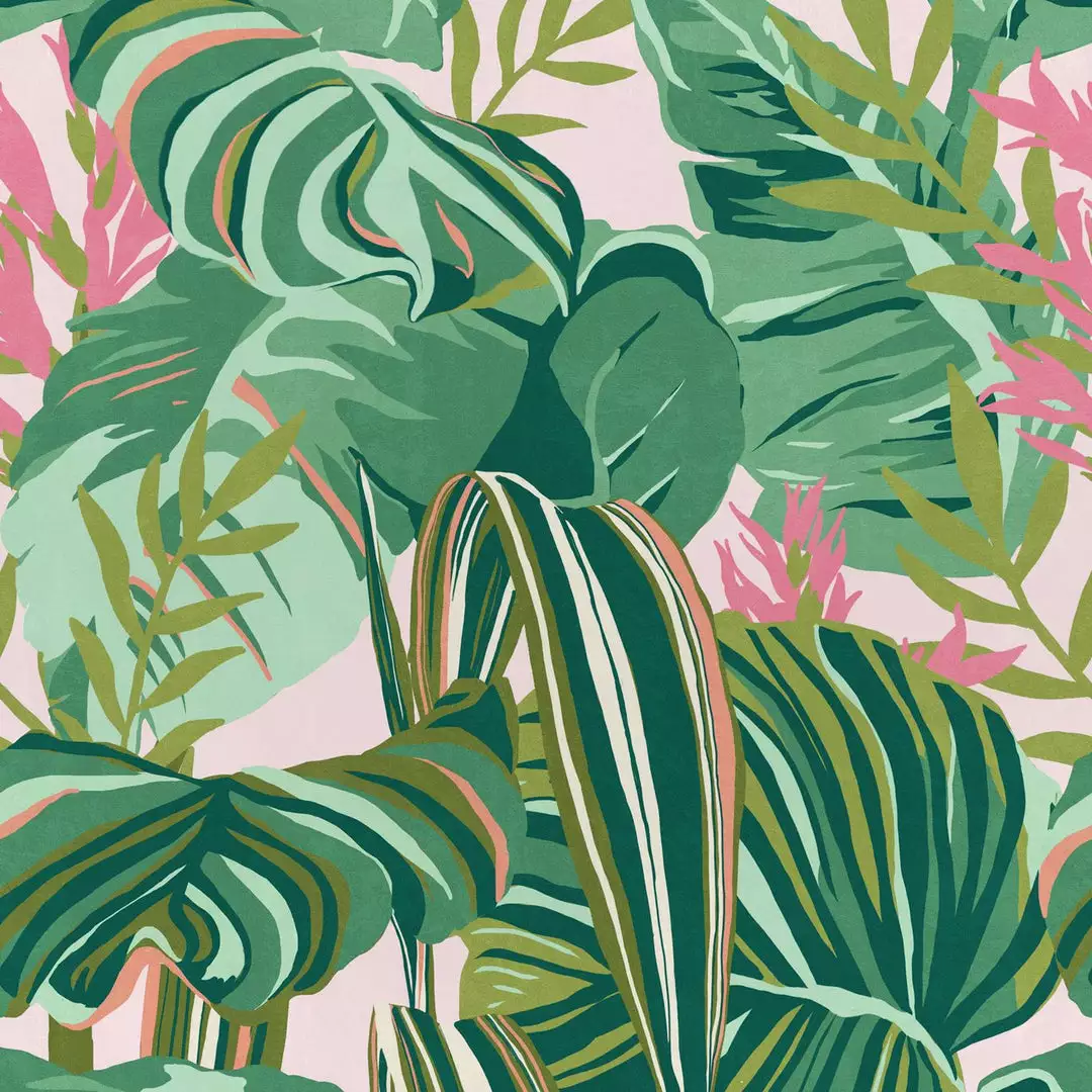 Mind The Gap Memphis To Miami Tropical Foliage Anthracite Wallpaper 3 Mind The Gap Memphis To Miami Tropical Foliage Anthracite Wallpaper