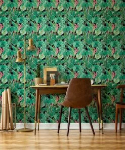 Mind The Gap Memphis To Miami Tropical Foliage Anthracite Wallpaper 9 Mind The Gap Memphis To Miami Tropical Foliage Anthracite Wallpaper