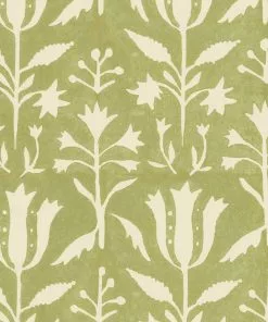 Mind The Gap Tulipan Beechnut Wallpaper