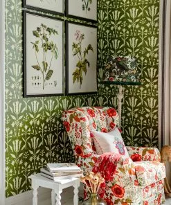 Mind The Gap Tulipan Beechnut Wallpaper