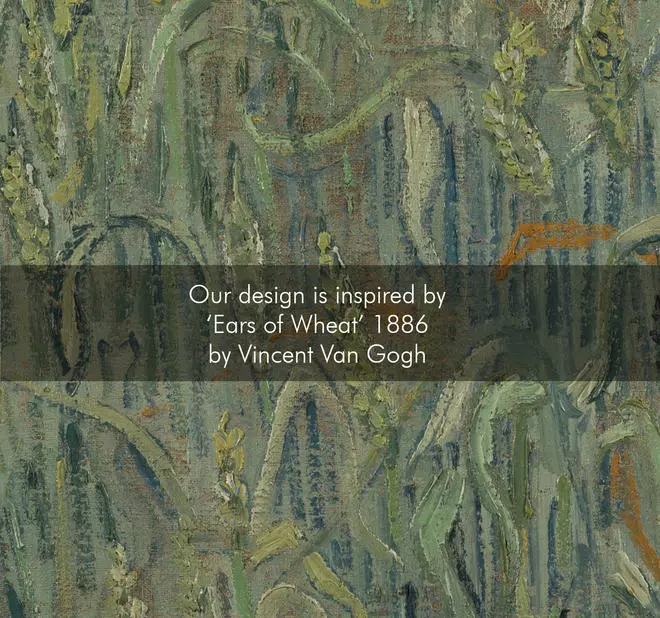 BN Van Gogh Wallpaper 'Ears Of Wheat' Moss Homeware 5 BN Van Gogh Wallpaper 'Ears Of Wheat' Moss Homeware