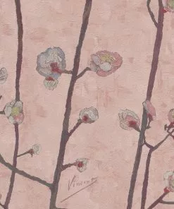 Thedesignyarduk Van Gogh Wallpaper Flowering Plum Orchid Light Brown 22 Thedesignyarduk Van Gogh Wallpaper Flowering Plum Orchid Light Brown