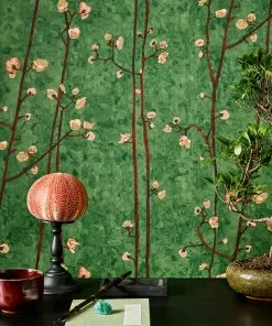 BN Les Jardins Royaux Van Gogh Wallpaper Flowering Plum Orchid