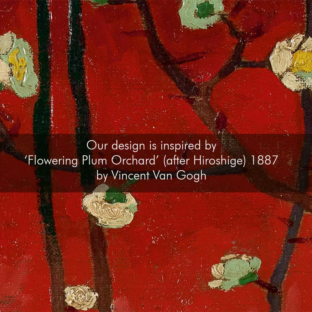 Thedesignyarduk Van Gogh Wallpaper Flowering Plum Orchid Light Brown 4 Thedesignyarduk Van Gogh Wallpaper Flowering Plum Orchid Light Brown