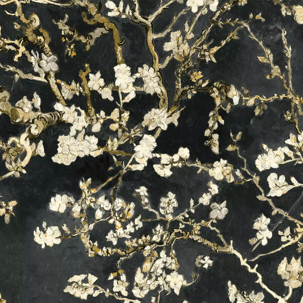 BN Les Jardins Royaux Van Gogh Wallpaper - Almond Blossom Mustard Yellow 7 BN Les Jardins Royaux Van Gogh Wallpaper - Almond Blossom Mustard Yellow