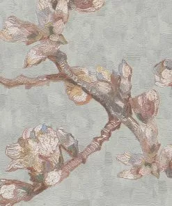 BN Les Jardins Royaux Van Gogh Wallpaper 'Sprig Of Flowering' Almond Blue