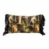 Mind The Gap Barbados Anthracite Linen Cushion Small Havana Tropicana