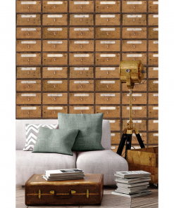 Mind The Gap Vintage Pharmacy Wallpaper