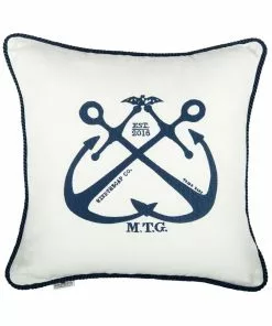Mind The Gap Vintage Anchors Linen Embroidered Cushion 8 Mind The Gap Vintage Anchors Linen Embroidered Cushion