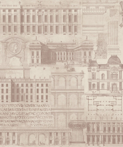 Mind The Gap Vitruvius Neutral Wallpaper