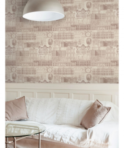 Mind The Gap Vitruvius Neutral Wallpaper