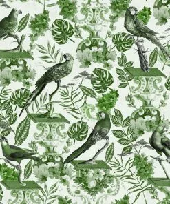 Mind The Gap La Voliere Dark Wallpaper Rose & Thorn