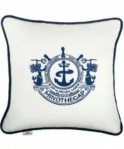 Mind The Gap VOYAGE Linen Embroidered Cushion 8 Mind The Gap VOYAGE Linen Embroidered Cushion