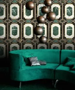 Mind The Gap Waldorf Emerald Wallpaper Wallpaper & Paint