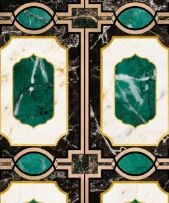 Mind The Gap Waldorf Emerald Wallpaper Wallpaper & Paint