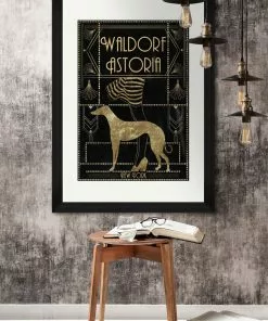 The Design Yard Waldorf Astoria Framed Art Wall Art