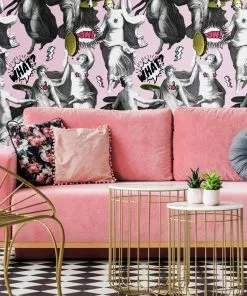 Mind The Gap The Retrograde Watch Out! Pink Wallpaper