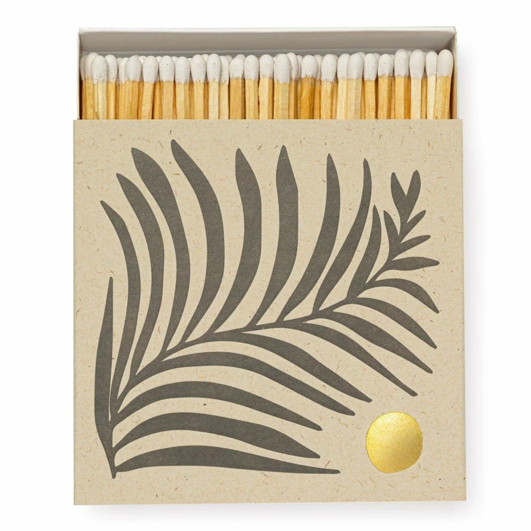 Archivist Gallery White Fern Luxury Match Box Square 3 Archivist Gallery White Fern Luxury Match Box Square