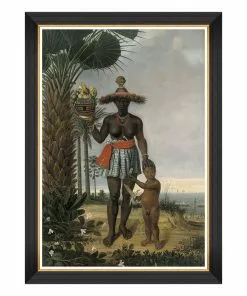 Mind The Gap Women And Child By Eckhout Framed Art Havana Tropicana