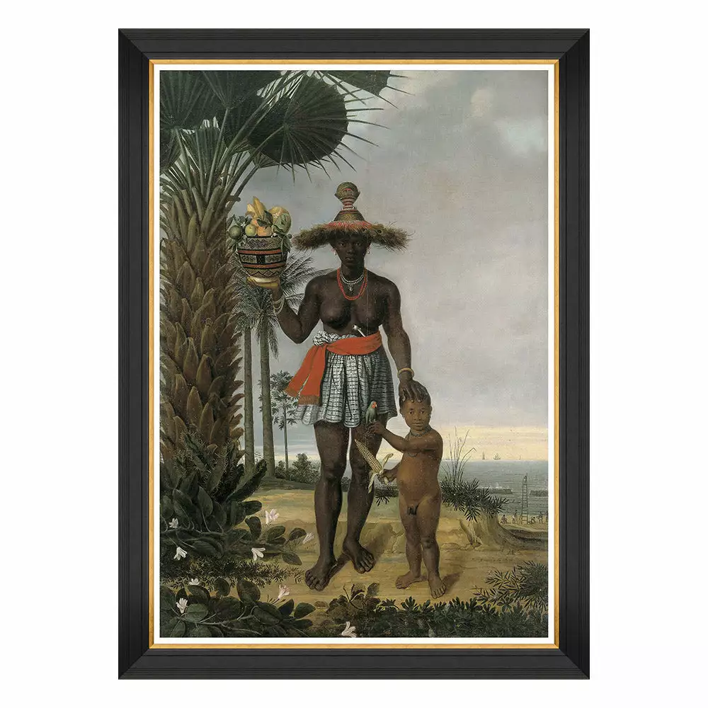 Mind The Gap Women And Child By Eckhout Framed Art Havana Tropicana 3 Mind The Gap Women And Child By Eckhout Framed Art Havana Tropicana