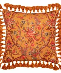 Mind The Gap New Woodstock Fringed Cushion