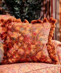 Mind The Gap New Woodstock Fringed Cushion