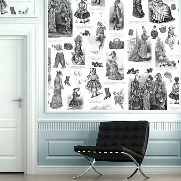 The Graduate Collection Visitorian Fashionista Wallpaper