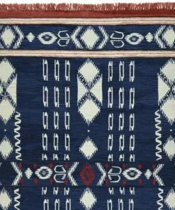 Mind The Gap Bohemian Dream Kapadokia- Indigo Wool Kilim Medium