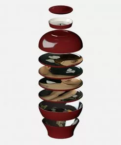 Thedesignyarduk Les Jardins Royaux Ibride Yuan Stackable Serving Set NARCISSE