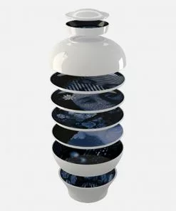 Thedesignyarduk Les Jardins Royaux Ibride Yuan Stackable Serving Set NARCISSE