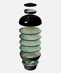 Thedesignyarduk Les Jardins Royaux Ibride Yuan Stackable Serving Set NARCISSE