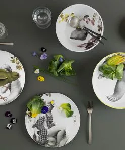 Thedesignyarduk Les Jardins Royaux Ibride Yuan Stackable Serving Set NARCISSE