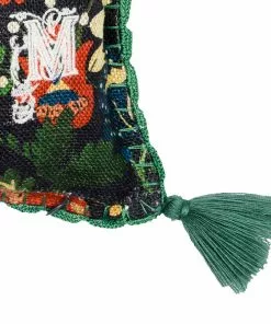 Mind The Gap Zabola Linen Small Cushion Folk Couture