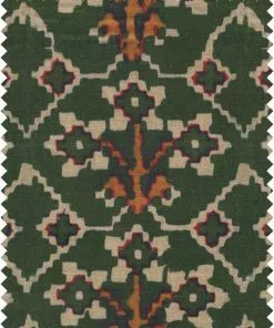 Mind The Gap Linen Fabrics, Zold